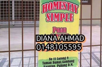Homestay Simple property in Kuantan, Pahang, Malaysia