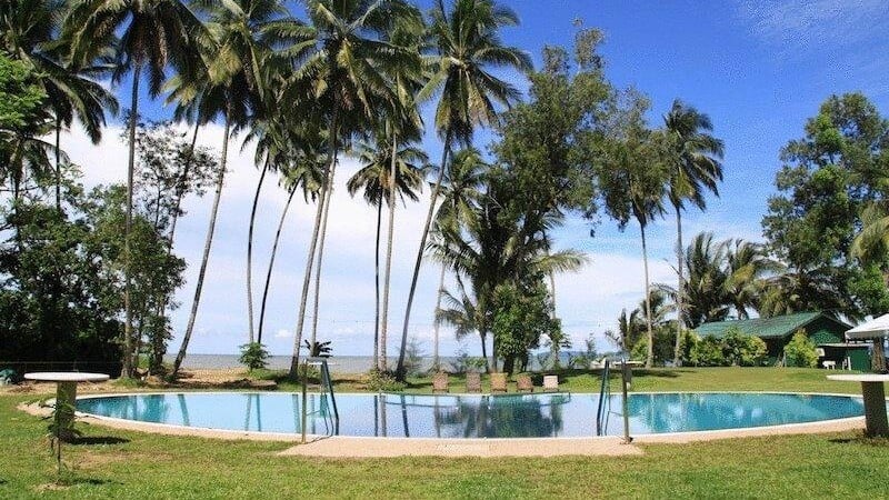 Langkah Syabas Beach Resort property in Kinarut, Sabah, Malaysia